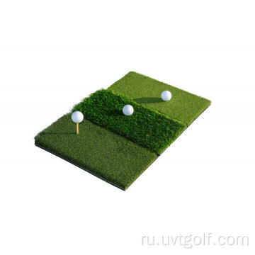 Мини-портативный коврик для гольфа 3-в-1